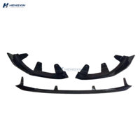 Pour BMW G42 Lame avant en fibre sèche M240i Coupé 220i 225i 230i 2 Série Splitter de pare-chocs en carbone véritable Style MP 3 PIÈCES/ENSEMBLE