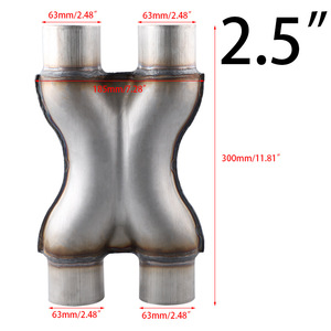 Adaptateurs de tuyaux et embouts d'échappement en acier inoxydable de type T-Y-X pour systèmes d'échappement automobiles transfrontaliers, fabriqués en Chine - Product Image 5