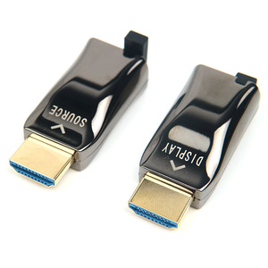 Mini Transceptor Óptico LC Dual-Core 4K para <span class=keywords><strong>HDMI</strong></span> 2.0, Extensor de Vídeo de Alta Definição, Conectores de Adaptador de Fibra Óptica - Product Image 1