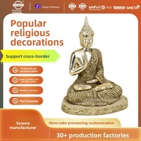 Ornement Statuaire Thème Personnages Artisanat en Résine de Fujian Style Wabi-sabi Artistique Culturel Religieux Personnalisé