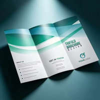 Flyers publicitaires promotionnels, papier couché, impression de prospectus, brochure, catalogue, carton