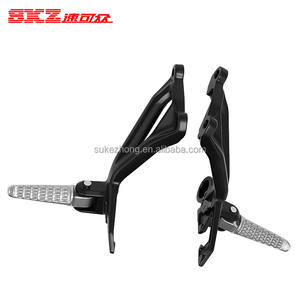 Set Completo di Supporti per Poggiapiedi Posteriori per Passeggero Moto, Lavorati a CNC, Marca SKZ - Product Image 2