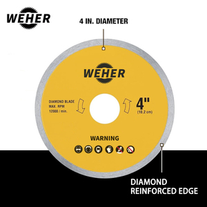 Chất lượng cao siêu tốt, siêu sắc nét, siêu lâu dài ướt sử dụng liên tục cạnh kim cương lưỡi cưa để cắt gạch gốm - Product Image 2