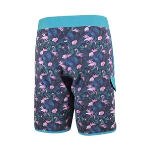 Men Swim Board Shorts Hot Sale Custom Design Quick Dry Waterproof Pocket Board Shorts
