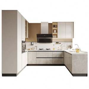 Meubles de cuisine sur mesure, armoires en bois, armoires de salle à manger, armoires de rangement, personnalisation de toute la maison pour villa de luxe - Product Image 2