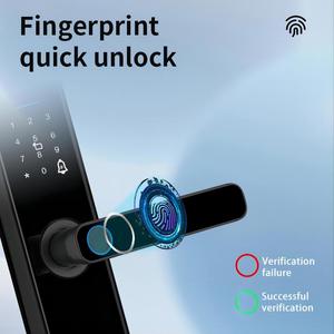 Fingerprint Handle <strong>Small</strong> Smart <strong>Door</strong> <strong>Lock</strong> High Quality - Product Image 3