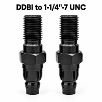 Adaptateur de filetage pour perceuse à carottage diamanté 1-1/4"-7 UNC mâle DDBI à connexion rapide en acier allié pour machine de perçage du béton Tengrui