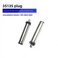 Connecteur d'alimentation mâle DC à borne évasée en cuivre ZX 35x135, 35-195mm (Argent/Noir)