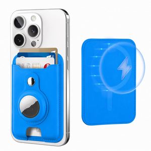 กระเป๋าสตางค์ MagSafe พร้อมที่ใส่แท็ก กระเป๋าสตางค์แม่เหล็กใส่บัตร สำหรับ iPhone 17/16/15/14/13/12 ซีรีส์ กระเป๋าหนังแม่เหล็กป้องกัน RFID - Product Image 1
