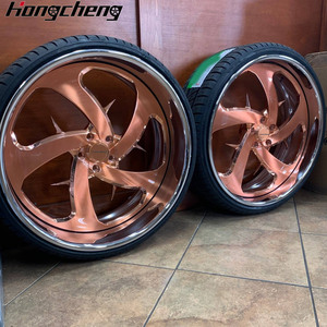 Jantes forgées en alliage d'aluminium personnalisées en deux parties, à profil profond, de 20, 22, 24, 26 et <span class=keywords><strong>28</strong></span> <span class=keywords><strong>pouces</strong></span> pour Silverado 97 - Product Image 5