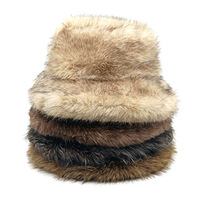 Topi Bucket Musim Dingin Baru Landfond Accessory Unisex 100% Poliester Ekstra Tebal Anti Dingin Hangat Pelindung Telinga Topi Lipat