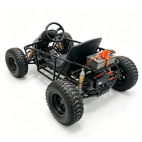 Kart électrique tout-terrain 2000W 70V40A pour adultes, 4 roues, avec frein à disque hydraulique arrière