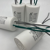 Condensateur double Epers CBB60 10+5uF 450V AC -40~+85 Cylindre pour machine à laver, pompe de puits profond, pompe à eau (certifié CQC)