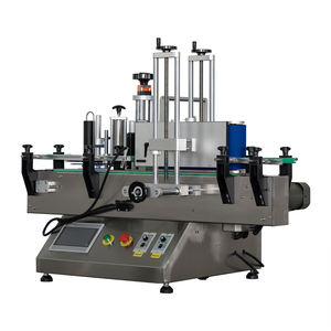 Machine d'étiquetage et d'impression semi-automatique de bureau pour bouteilles et canettes rondes en plastique avec boîtier en acier inoxydable - Product Image 3