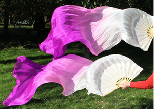 100 Colores, Velos de Seda Largos para Danza del Vientre, Velos de Bambú 100% Seda, Ropa de Danza, 1.2 metros, 1.5M, 1.8M, OEM - Product Image 2