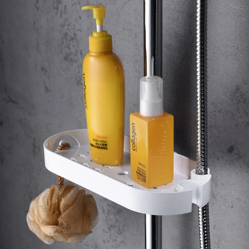 Doccia Caddy doccia Caddy Tension Pole bagno doccia Organizer mensola angolare portaoggetti vasca da bagno porta Shampoo