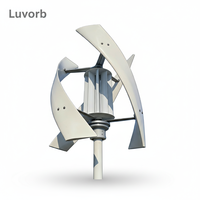 Luvorb Factory Vente en gros Éolienne domestique à axe vertical de type X 5KW 10KW 20KW Technologie de générateur à axe vertical pour maison, camping-car, bateau