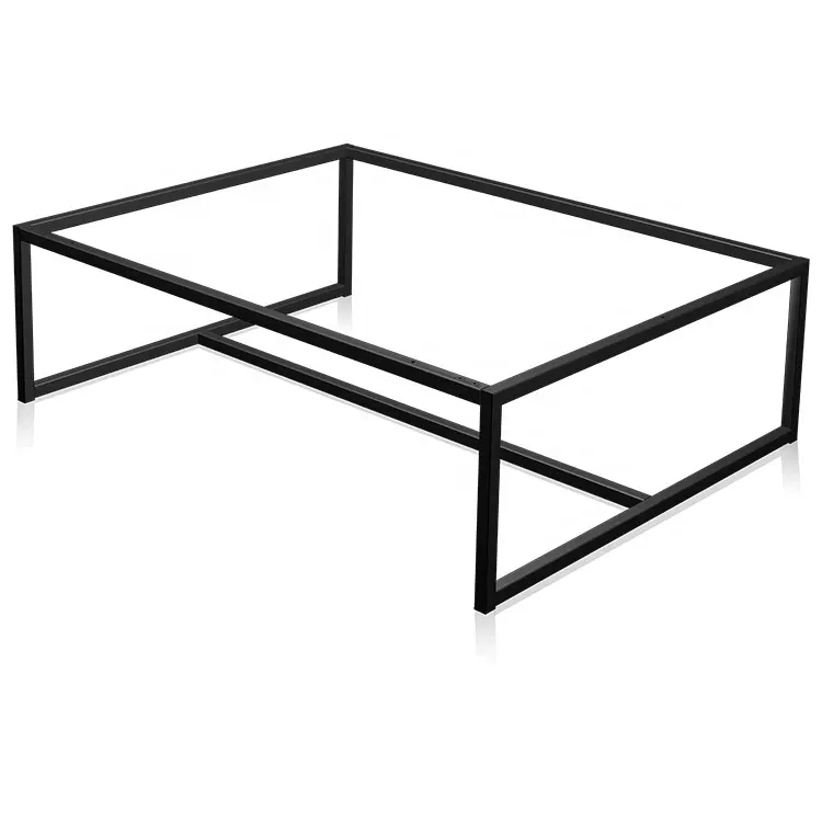 Pata de mesa personalizada, mesa de centro de Metal para Base cuadrada, venta al por mayor de fábrica
