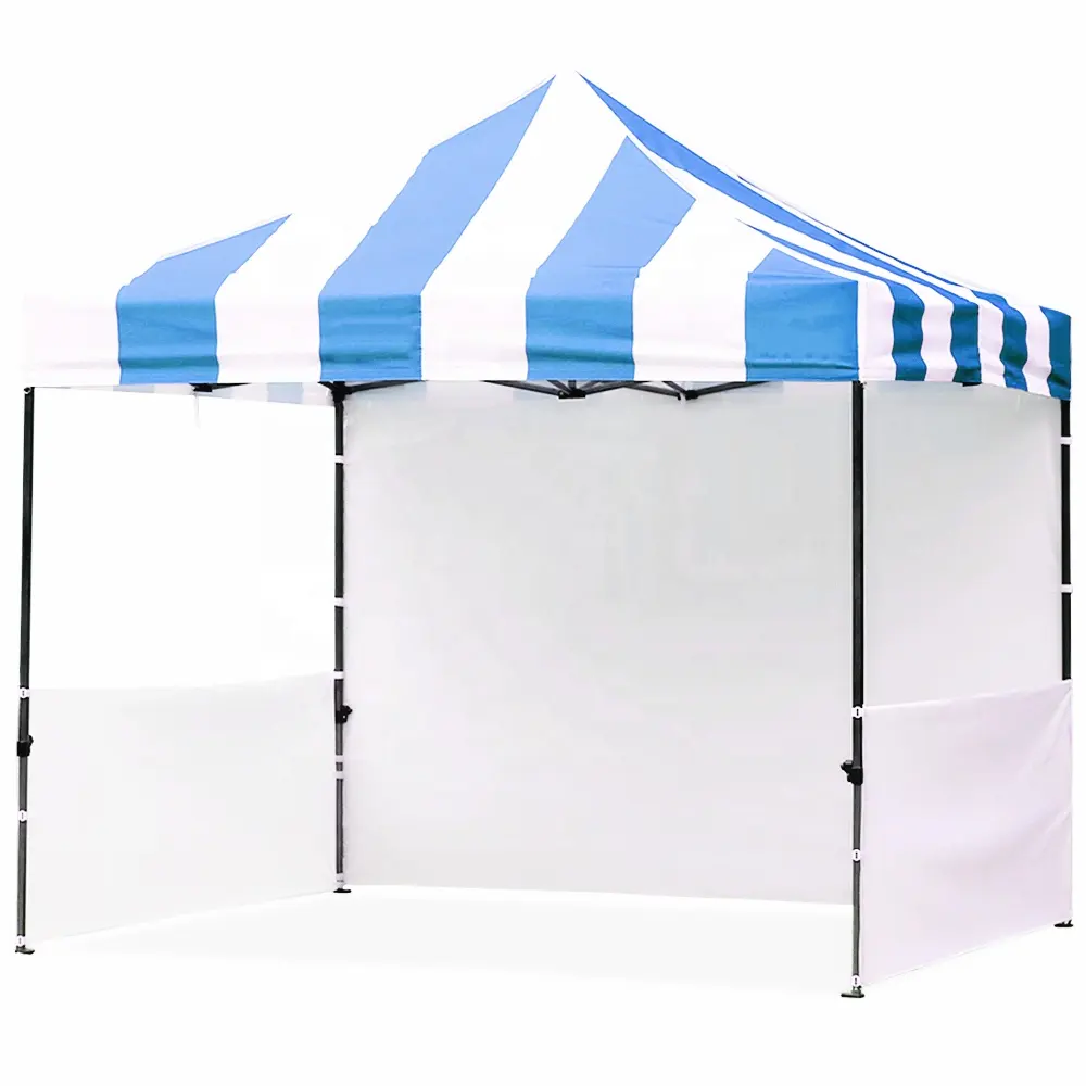 8x8 10x10 10x20 رخيصة خيمة منبثقة خيمة مظلة مع نصف الجدار