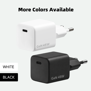Tête de charge rapide GaN PD45W, norme américaine et européenne, charge super rapide 45W, compatible avec les chargeurs de téléphone et d'ordinateur portable iPhone et <span class=keywords><strong>Samsung</strong></span> - Product Image 2