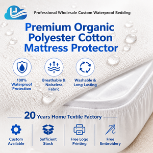 <span class=keywords><strong>Housse</strong></span> <span class=keywords><strong>de</strong></span> matelas imperméable en coton doux Cloudland, en tissu éponge polyester certifié OEKO-TEX, approuvé GOTS, silencieux, bio - Product Image 5