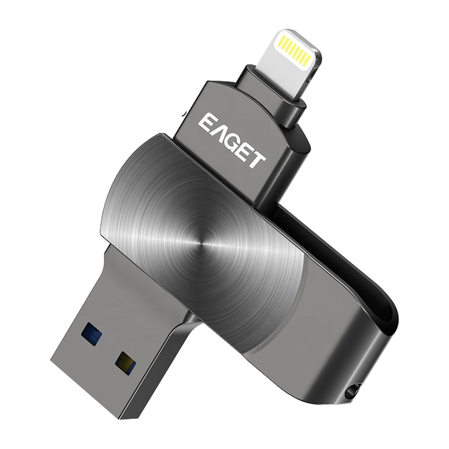 EAGET I66Pro-3 Wholesale USB Stick Memoria Thumb Drive 128GB for TYPE-C Ios Phone Pendrive Luxury USB Flash Drive USB Stick