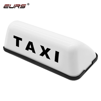 Nouvelle lumière de toit de taxi LED SMD 12V EURS, montage magnétique universel en caoutchouc, jaune et blanc, 21W, garantie 12 mois