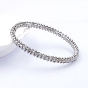 Luxury Inspired Trendy Designer Stainless Steel <b>Bangle</b> <b>Bracelet</b> Unisex - Product Image 5