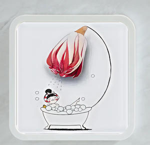 <span class=keywords><strong>Mural</strong></span> de cristal para baño, caja de almacenamiento, organizador de accesorios plegable, estante de armario plegable para colgar en la pared sin perforaciones impermeables - Product Image 5