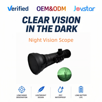 Monoculaire de vision nocturne de deuxième génération 4,5X Super FOM 1400+ avec objectif 24,7 mm F1.2 9.2 °   Champ de vision IP67 étanche