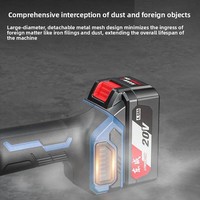 Meuleuse d'angle sans fil Dongcheng 20V sans balais, portative, de qualité industrielle, 04-125, 9000 tr/min, pour meulage, découpe, polissage et lustrage