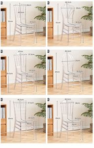 Nouvelle chaise de salon d'hôtel, chaises <span class=keywords><strong>pour</strong></span> banquets de mariage et événements, chaise trône royale antique en plastique transparent robuste de style <span class=keywords><strong>jardin</strong></span> français - Product Image 6