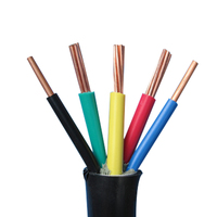Cable eléctrico BV BVV BVVB Cable único/doble/plano Cable de alimentación RV Rvv Rvvvb Cable eléctrico Flexible de cobre puro sólido