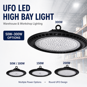 UFO de lampe d'éclairage <span class=keywords><strong>industriel</strong></span> commercial a mené la lumière élevée de baie 100w pour le supermarché d'atelier d'entrepôt - Product Image 1
