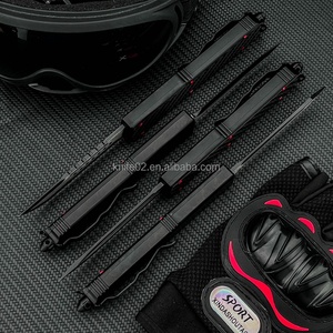 Couteau EDC multifonctionnel de camping F60/F37/F222/F182, lame en acier M390 de 8,8 cm, manche en alliage d'aluminium et fibre de carbone, léger, DIY - Product Image 4