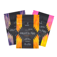 Pochette de Stand-Up imprimée à glissière personnalisée, emballage discret, sacs refermables en papier d'aluminium mylar résistant aux odeurs pour enfants