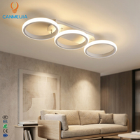 Luminaire suspendu LED minimaliste moderne, montage en surface, lampe géométrique pour salon, couloir, balcon, décoration intérieure