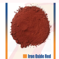 Pigment d'oxyde de fer oxyde de fer poudre rouge revêtement de peinture ciment couleur brique Terrazzo agent de teinture de sol
