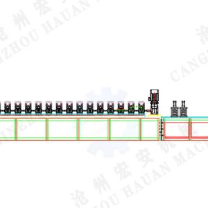Machine de formage à froid de profilés de toiture en acier industrielle automatique de qualité professionnelle à grande vitesse avec contrôle PLC, haute sécurité, garantie de plus de 5 ans - Product Image 6