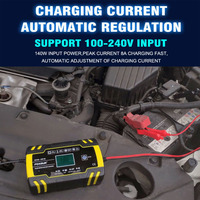 Chargeur de batterie de haute qualité 24V 4A 8A 12v Chargeurs de batterie Calcium Gel AGM Wet EFB Chargeur de batterie intelligent