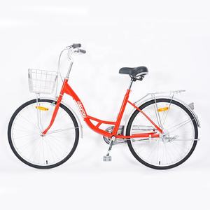 Alta calidad 24 pulgadas Lady City Bike Single Speed con horquilla de acero OEM del fabricante de China - Product Image 2