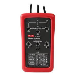 Uni-t Ut262d เครื่องตรวจจับเฟสแบบไม่สัมผัส การวัดลำดับเฟส ฉนวนสองชั้น ช่วงแรงดันไฟฟ้ากระแสสลับ 1000v - Product Image 1