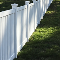 Clôtures de jardin Fentech en PVC blanc écologiques, hauteur 1,80 m, anti-UV, anti-rongeurs, économiques pour balcons et maisons