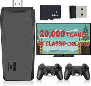 Game Stick 4K Retro TV Game <b>Console</b> with Wireless Controller 64GB Memory 5001-10000 Built-In Games - Product Image 1
