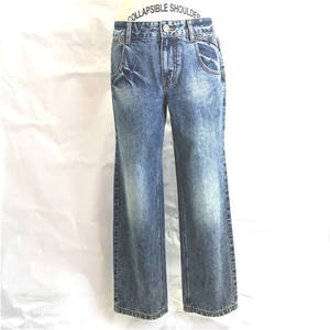 Commande en gros de jeans en denim personnalisés à la mode pour femmes pantalons en jean pantalons décontractés amples à la mode dames Streetwear - Product Image 5