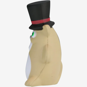 Jouets anti-stress personnalisés en forme de marmotte pour homme, avec chapeau haut-de-forme, à presser, avec logo imprimé, pour cadeaux promotionnels en gros - Product Image 5