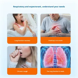 جهاز تدريب التنفس المحمول المقاوم للماء بتقنية ABS، جهاز إزالة البلغم، جهاز تمرين الرئة يعمل بالفم، قابل لإعادة الشحن عبر USB - Product Image 3