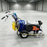Machine de marquage routier à peinture froide, largeur 20 cm, pour le traçage des lignes routières et des voies municipales