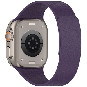 สายรัดข้อมือซิลิโคนแบบแม่เหล็กสำหรับ Apple Watch 38 มม. 45 มม. 44 มม. 41 มม. 49 มม. 46 มม.  ที่เหมาะกับผิวและเหมาะสำหรับเล่นกีฬา - Product Image 5