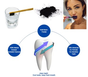 Polvo <span class=keywords><strong>de</strong></span> carbón activado para blanquear los <span class=keywords><strong>dientes</strong></span> <span class=keywords><strong>de</strong></span> etiqueta privada segura natural con sabor diferente - Product Image 6